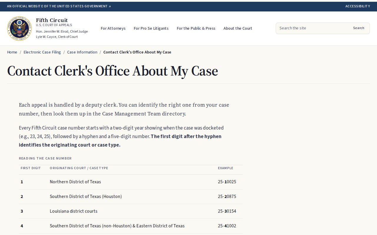 Bienville Parish civil court docket appellate case number guidance